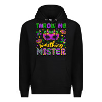 Black throw me something mister Premium Hoodie - LillyAllenDesigns