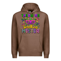 Chestnut throw me something mister Premium Hoodie - LillyAllenDesigns