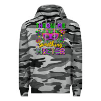 Slate Camo throw me something mister Premium Hoodie - LillyAllenDesigns