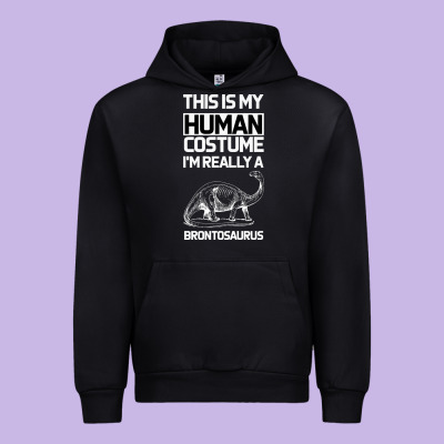 This Is My Human Costume Im Really A Brachiosaurus Urban Hoodie Designed By Bettercallsaul