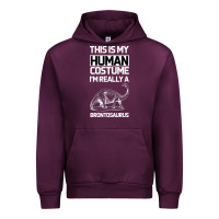 Mauve Wine This Is My Human Costume Im Really A Brachiosaurus Urban Hoodie - Bettercallsaul