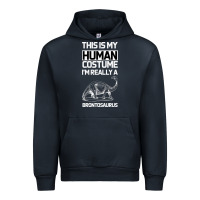 Navy This Is My Human Costume Im Really A Brachiosaurus Urban Hoodie - Bettercallsaul
