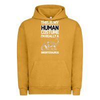 Pigment Peanut Butter This Is My Human Costume Im Really A Brachiosaurus Urban Hoodie - Bettercallsaul