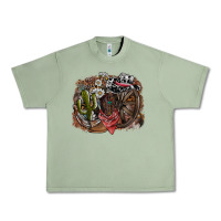 Oil Green western Urban Heavy Tee - SublimationCraftShop