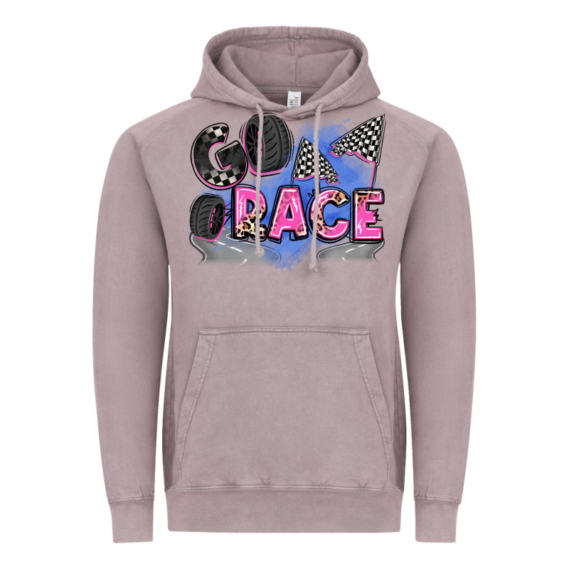 Go Race Vintage Hoodie by Zillion Design Studio | Teevron