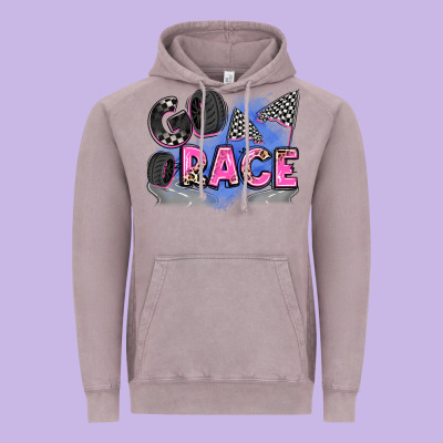 Go Race Vintage Hoodie Designed By Zillion Design Studio