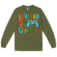 Army Green leveled 5th grade Long Sleeve Tee - JahusDesignShop