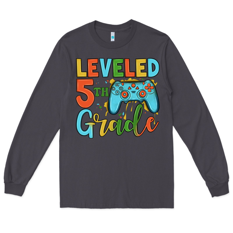 Leveled 5th Grade Long Sleeve Tee by JahusDesignShop | Teevron