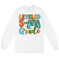 White leveled 5th grade Long Sleeve Tee - JahusDesignShop