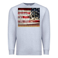 Heather Grey fuck around and find out Premium Sweatshirt - MaliasSmallBusiness