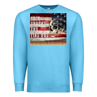 Ocean Blue fuck around and find out Premium Sweatshirt - MaliasSmallBusiness