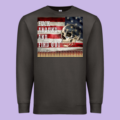 Fuck Around And Find Out Premium Sweatshirt Designed By Maliassmallbusiness