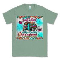 Sage just a girl who loves camping Classic Tee - JahusDesignShop