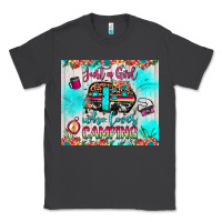 Smoke just a girl who loves camping Classic Tee - JahusDesignShop