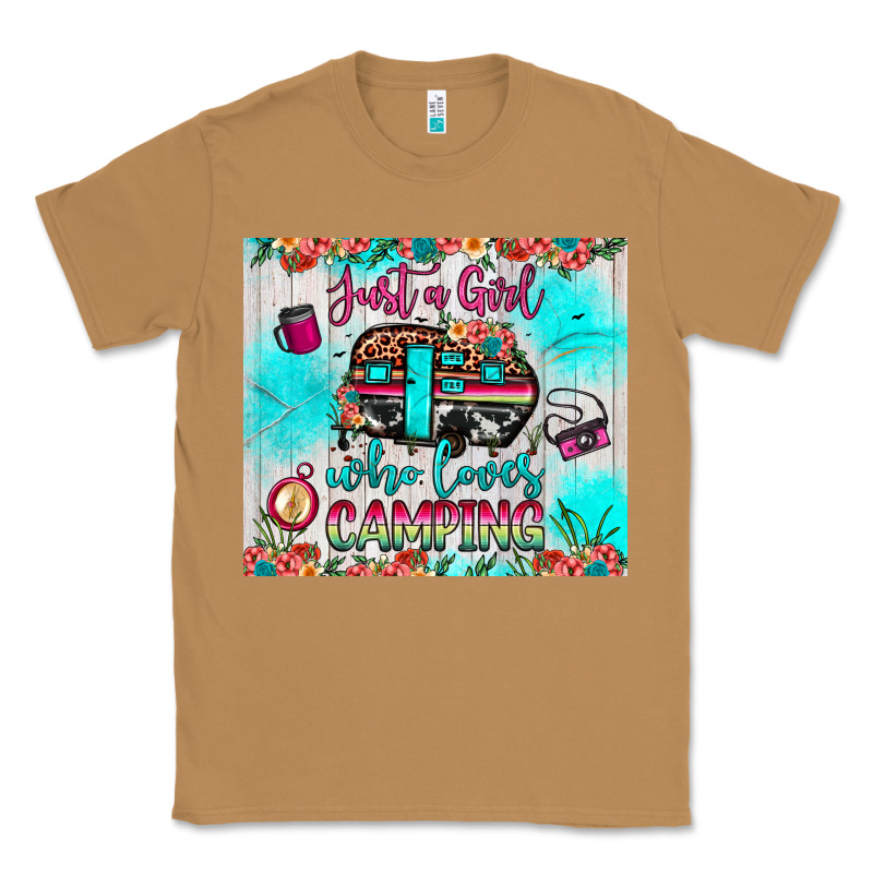 Just A Girl Who Loves Camping Classic Tee by JahusDesignShop | Teevron