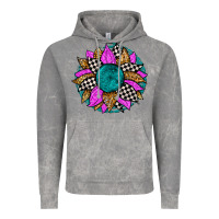 Cloud Rock race sunflower Vintage Hoodie - Zillion Design Studio