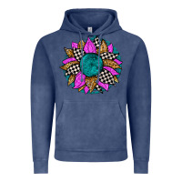 Vintage Denim race sunflower Vintage Hoodie - Zillion Design Studio