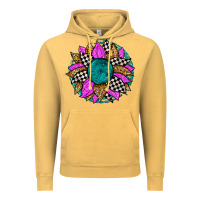 Vintage Mustard race sunflower Vintage Hoodie - Zillion Design Studio