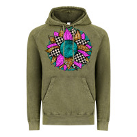 Vintage Olive race sunflower Vintage Hoodie - Zillion Design Studio