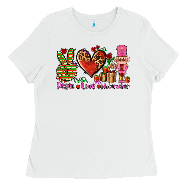 Peace Love Nutcraker Ladies Tee by AdoDesignShop | Teevron