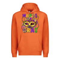 Carrot mardi gras mask Premium Hoodie - LillyAllenDesigns