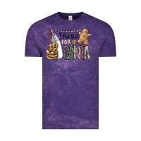 Cloud Purple i put out for santa Vintage Tee - CowhideDigitalArt