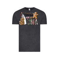 Vintage Black i put out for santa Vintage Tee - CowhideDigitalArt