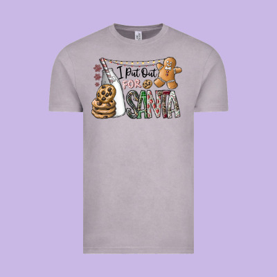 I Put Out For Santa Vintage Tee Designed By Cowhidedigitalart