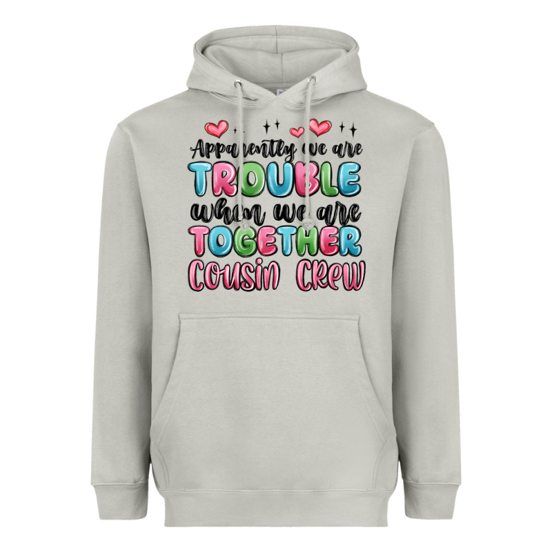 Apparently We Are Trouble When We Are Together Cou Heavyweight Hoodie by MaliasSmallBusiness | Teevron