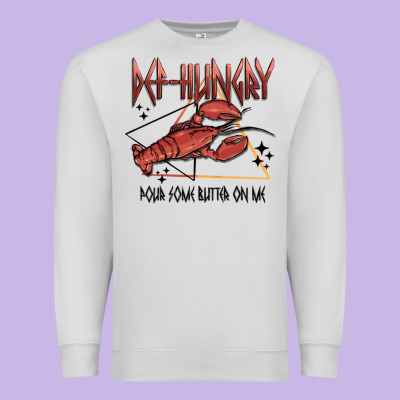 Def Hungry Pour Dome Butter On Me Premium Sweatshirt Designed By Maliassmallbusiness