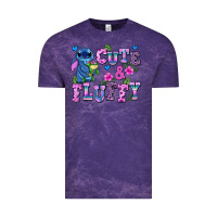 Cloud Purple cute and fluffy stitch Vintage Tee - AdoDesignShop