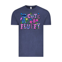 Vintage Denim cute and fluffy stitch Vintage Tee - AdoDesignShop