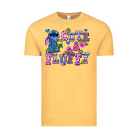 Vintage Mustard cute and fluffy stitch Vintage Tee - AdoDesignShop