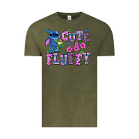 Vintage Olive cute and fluffy stitch Vintage Tee - AdoDesignShop