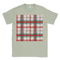 Matcha christmas plaid seamless pattern Classic Tee - BundleAndBundleShop