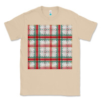 Mushroom christmas plaid seamless pattern Classic Tee - BundleAndBundleShop