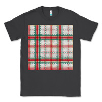 Smoke christmas plaid seamless pattern Classic Tee - BundleAndBundleShop