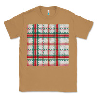 Toasted Coconut christmas plaid seamless pattern Classic Tee - BundleAndBundleShop