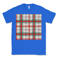 True Royal christmas plaid seamless pattern Classic Tee - BundleAndBundleShop