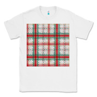 White christmas plaid seamless pattern Classic Tee - BundleAndBundleShop