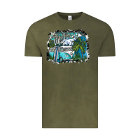 Vintage Olive summer vibes Vintage Tee - SublimationCraftShop