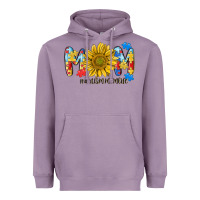 Lavender autism mom life sunflower Heavyweight Hoodie - MaliasSmallBusiness