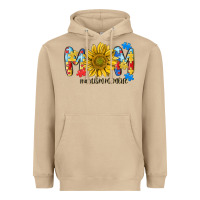 Mushroom autism mom life sunflower Heavyweight Hoodie - MaliasSmallBusiness