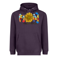 Plum autism mom life sunflower Heavyweight Hoodie - MaliasSmallBusiness