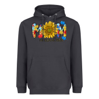 Smoke autism mom life sunflower Heavyweight Hoodie - MaliasSmallBusiness