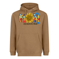 Autism Mom Life Sunflower Heavyweight Hoodie | Teevron