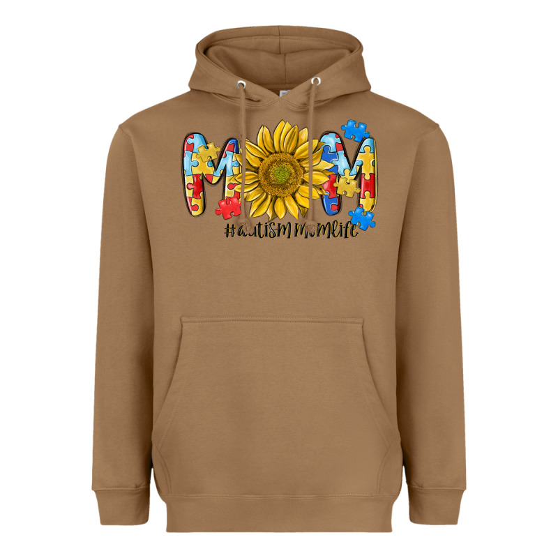 Autism Mom Life Sunflower Heavyweight Hoodie by MaliasSmallBusiness | Teevron