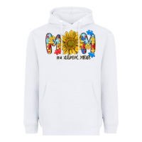White autism mom life sunflower Heavyweight Hoodie - MaliasSmallBusiness