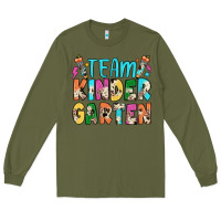 Army Green team kindergarten Long Sleeve Tee - JahusDesignShop