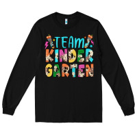 Black team kindergarten Long Sleeve Tee - JahusDesignShop